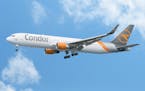 Condor’s Boeing 767-300ER will fly from Minneapolis to Frankfurt.