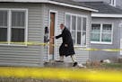 Minneapolis police homicide detective Rick Zimmerman was seen entering the front door of a home in northeast Minneapolis after a suspicious death.