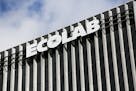 A logo sign outside of the headquarters of Ecolab, Inc., in St. Paul, Minnesota on October 24, 2015. Photo by Kristoffer Tripplaar *** Please Use Cred