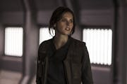 This image released by Lucasfilm Ltd. shows Felicity Jones as Jyn Erso in a scene from, "Rogue One: A Star Wars Story." (Jonathan Olley/Lucasfilm Ltd.
