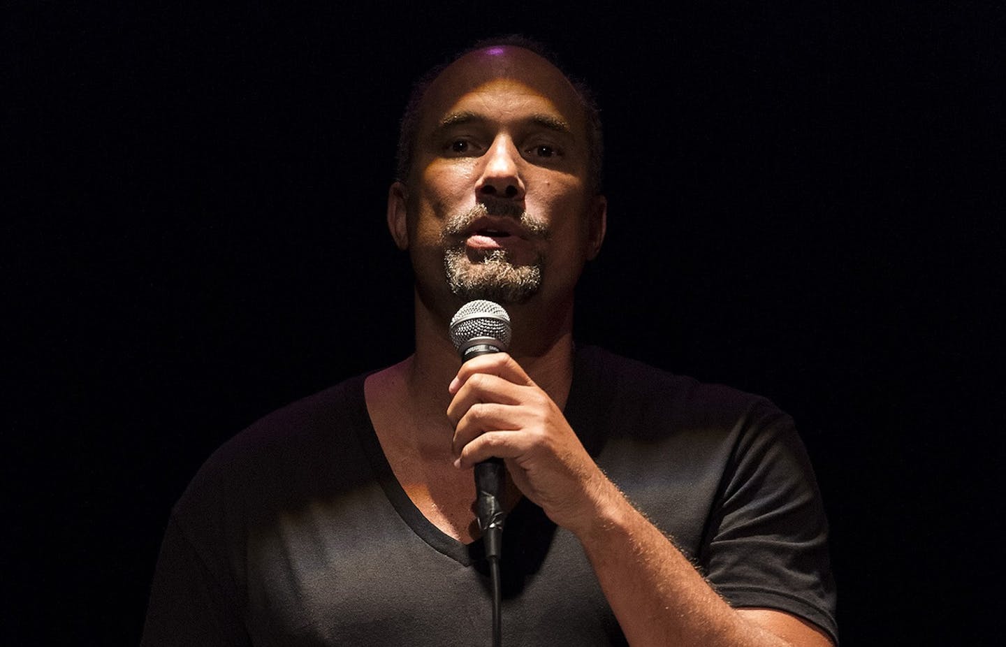 Roger Guenveur Smith in his one-man show, &#x201c;Rodney King.&#x201d;