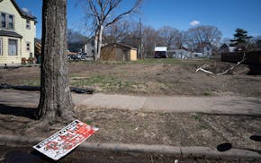Three homes once standing on the 2800 block of 14th Avenue S. in Minneapolis were demolished after a fire officials deemed arson. Few arsons have been
