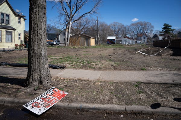 Three homes once standing on the 2800 block of 14th Avenue S. in Minneapolis were demolished after a fire officials deemed arson. Few arsons have been