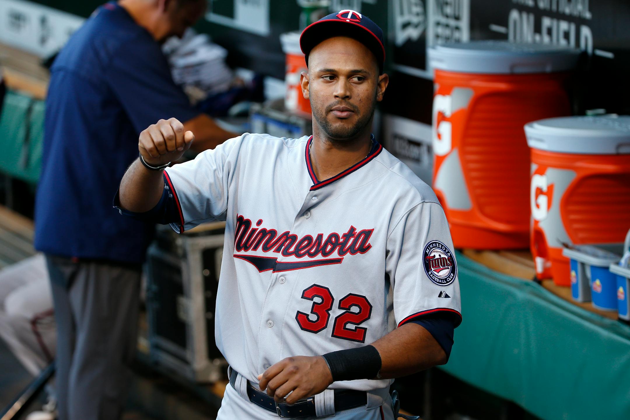 Minnesota Twins Aaron Hicks (32)