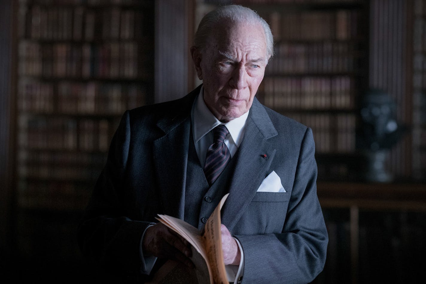 Christopher Plummer is J. Paul Getty in the film "All the Money in the World."