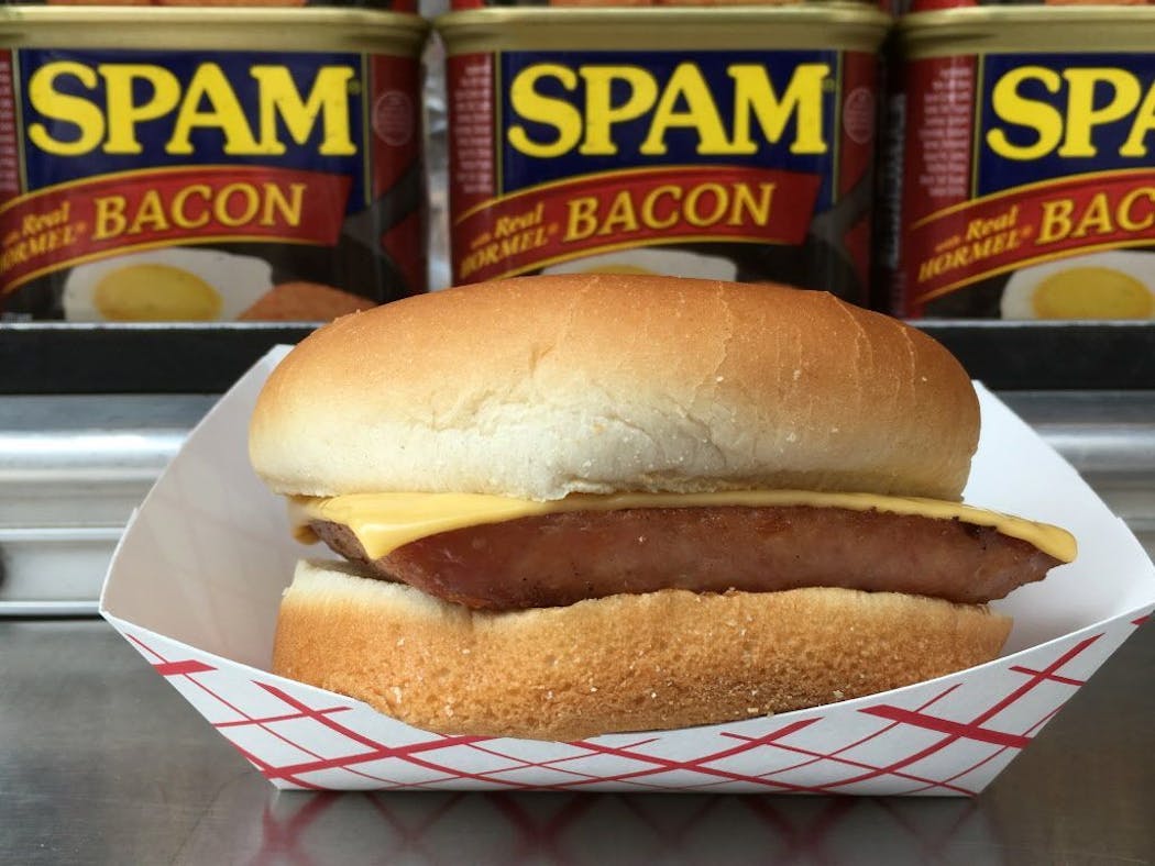 SPAM at the Minnesota State Fair.