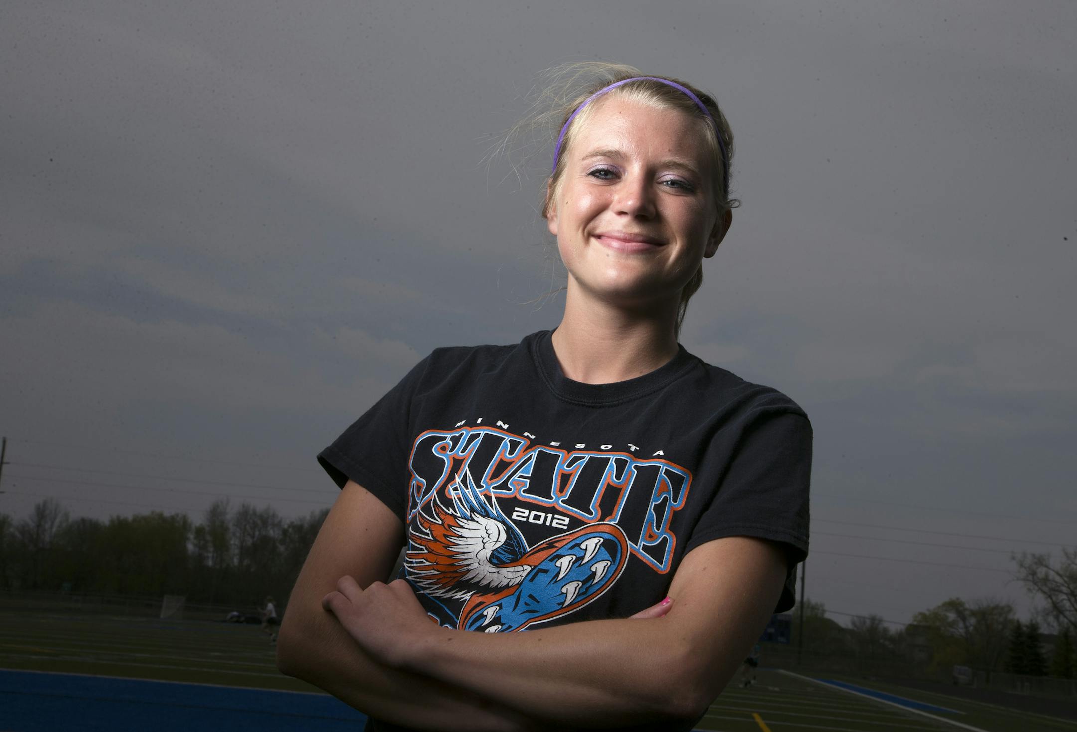 Erika Nolby of Tartan High school practiced Wednesday April 20, 2016 Oakdale, MN.] Jerry Holt /Jerry.Holt@Startribune.com