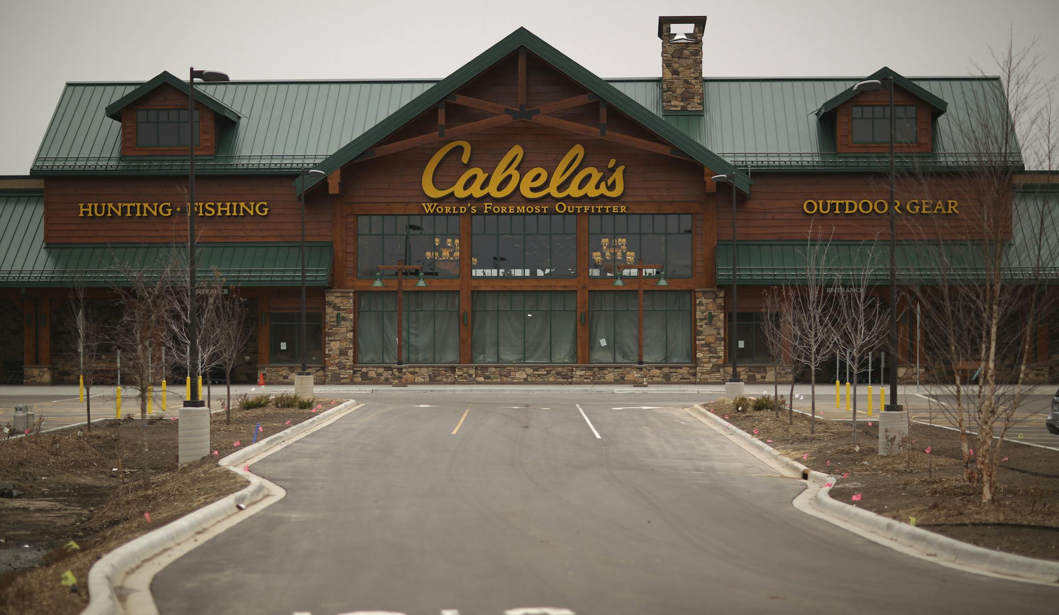 Exterior of new Cabela's store in Woodbury. ] JEFF WHEELER &#x201a;&#xc4;&#xa2; jeff.wheeler@startribune.com A new Cabela's store will open its doors in the Tamarack Village Shopping Center in Woodbury on May 15. We get a tour from the managers on Wednesday, April 16, 2014 well ahead of the media tour next month.