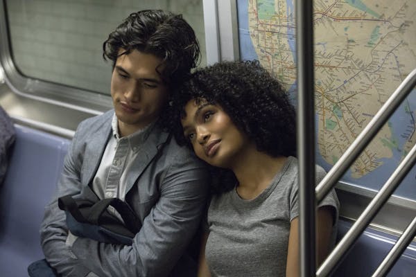 Charles Melton and Yara Shahidi in "The Sun is Also a Star."