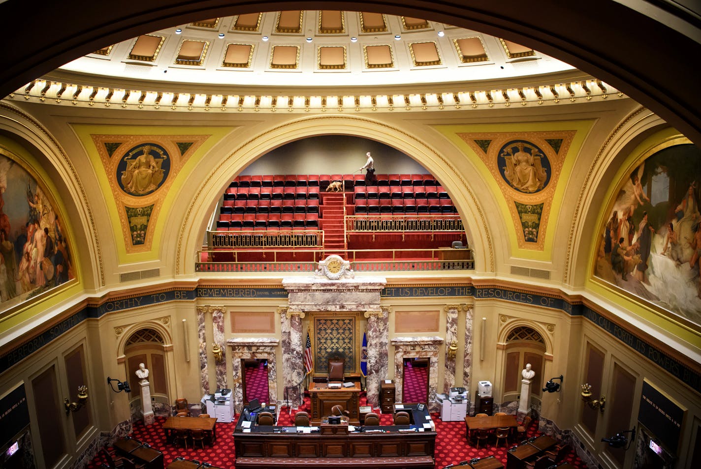 The Minnesota Senate chamber is shown in this 2017 file photo. On Tuesday, GOP senators released their tax cut proposal. GLEN STUBBE &#xef; glen.stubbe@startribune.com