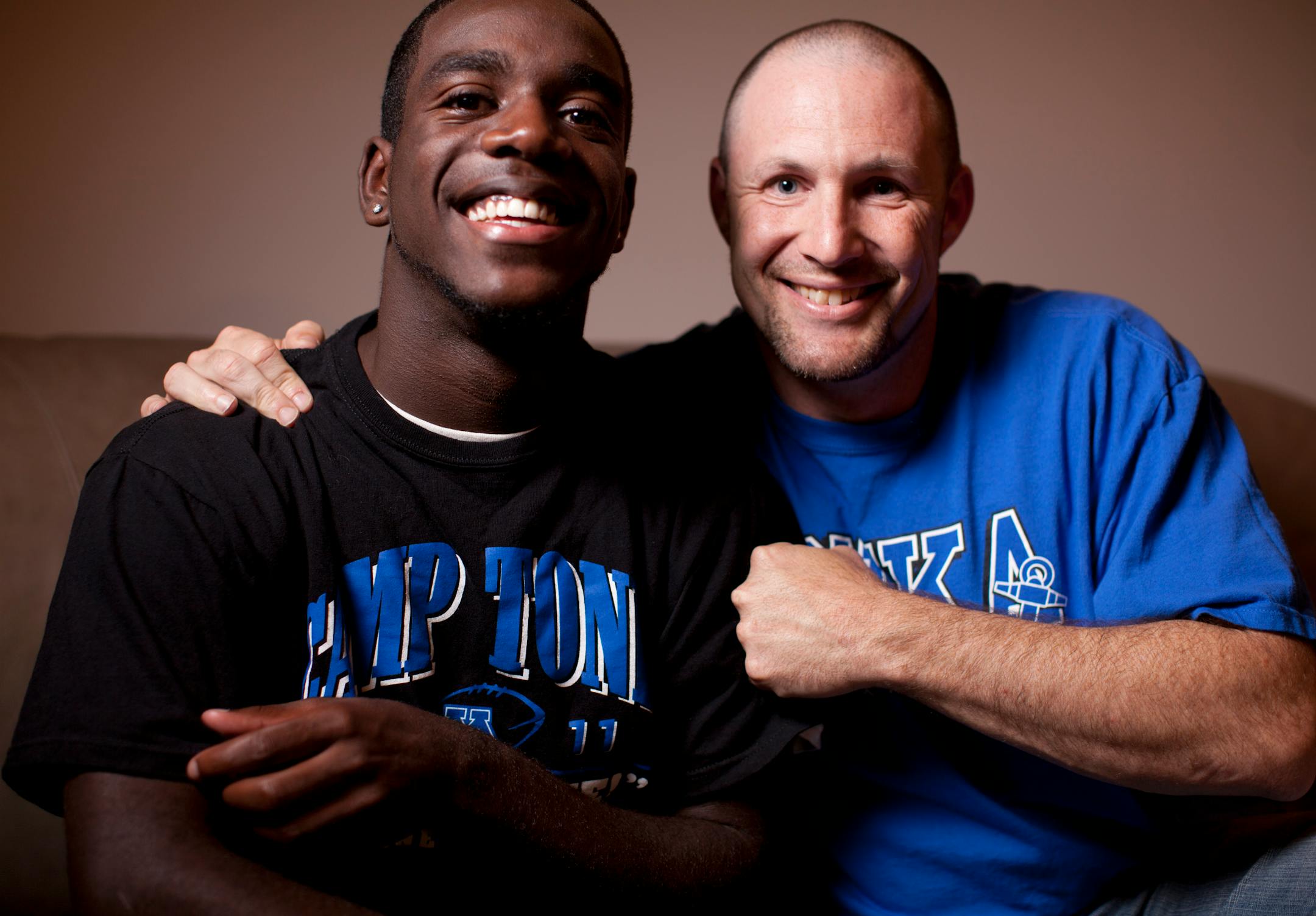 Rashad Cohen and stepfather, Chris Cohen