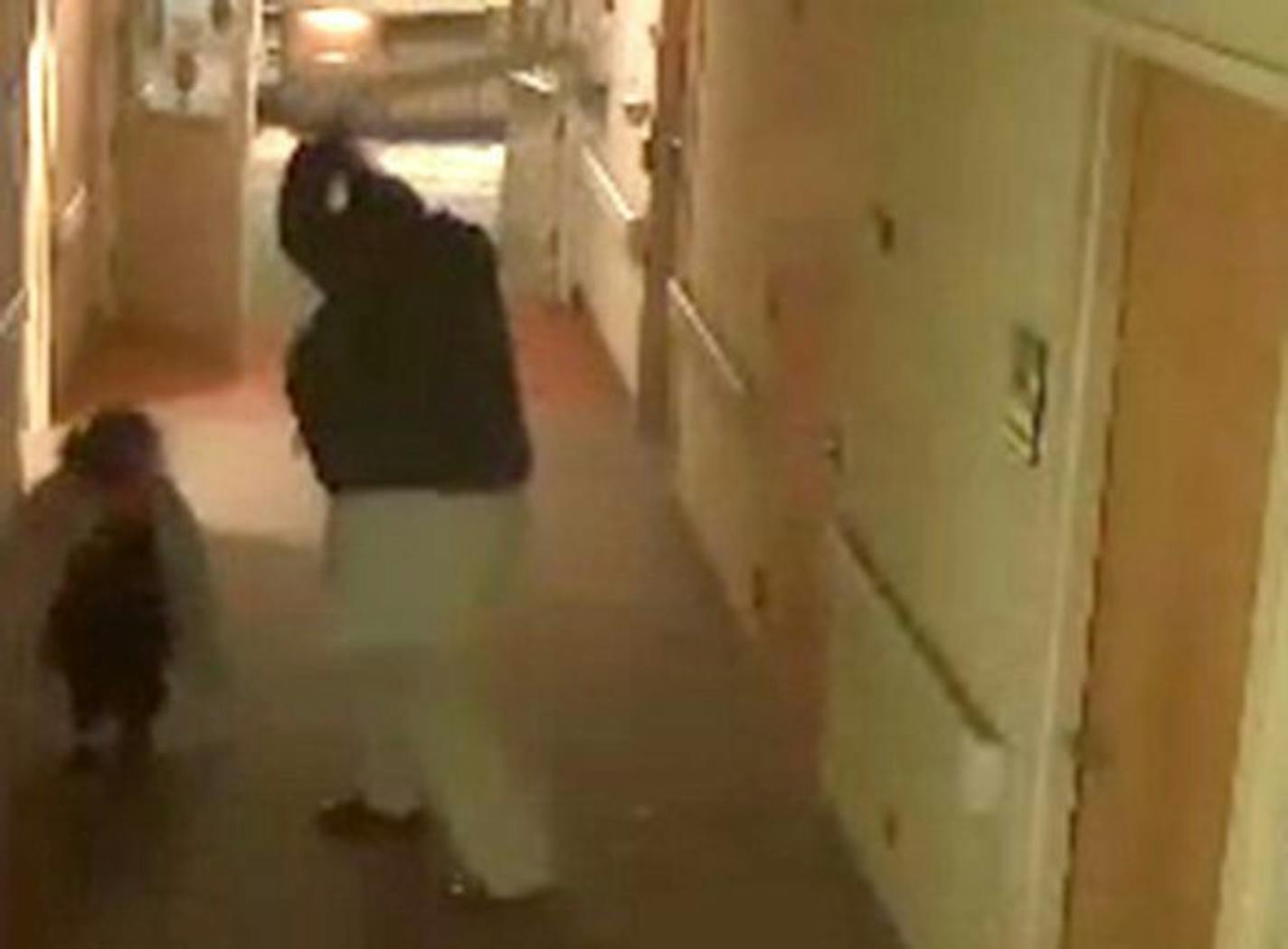 A still from surveillance video of a patient attacking a nurse at St. John's Hospital Nov. 2, 2014.