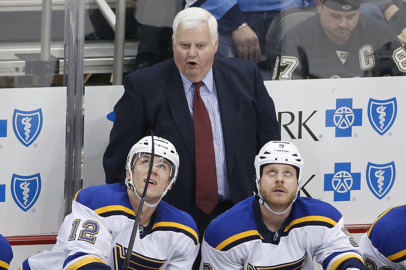 St. Louis Blues coach Ken Hitchcock.