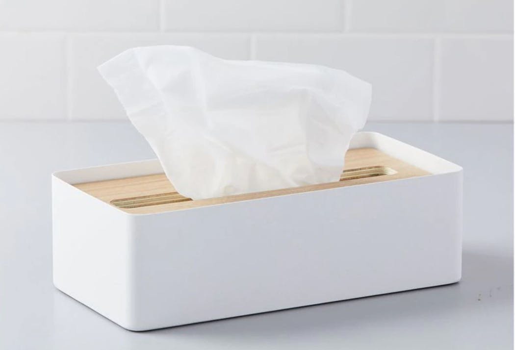 Yamazaki tissue box cover.