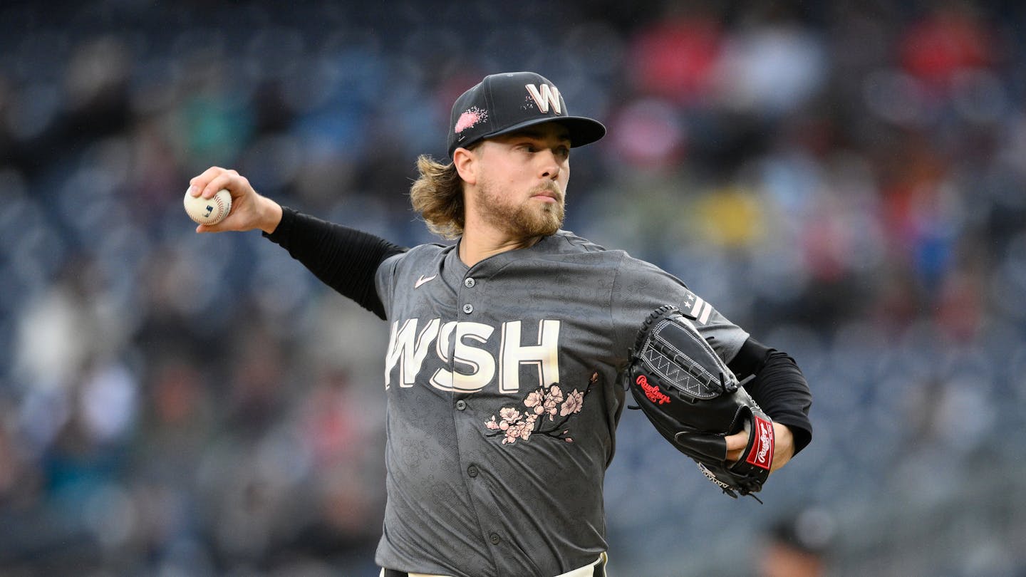 Washington Nationals pitcher Jake Irvin will start against Twins on