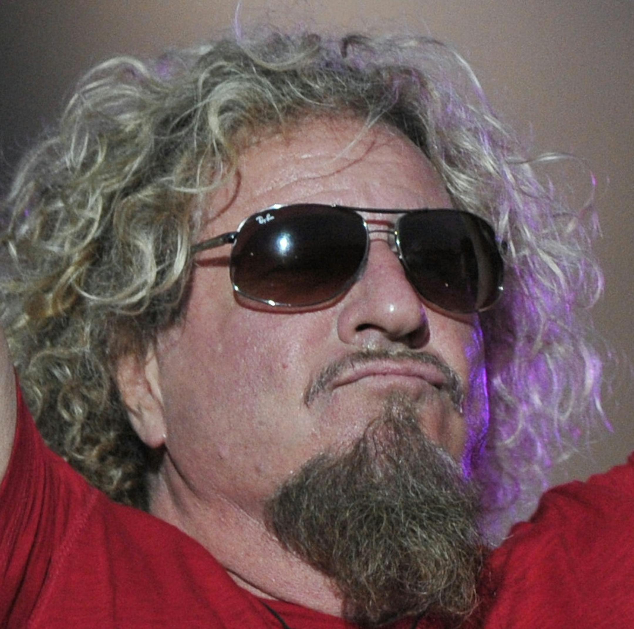 Sammy Hagar & The Circle perform at Ribfest at Knoch Park on Friday, July 3, 2015, in Naperville, Illinois. (Photo by Rob Grabowski/Invision/AP) ORG XMIT: INVW