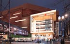 A rendering shows what Target Center would look like after a renovation.