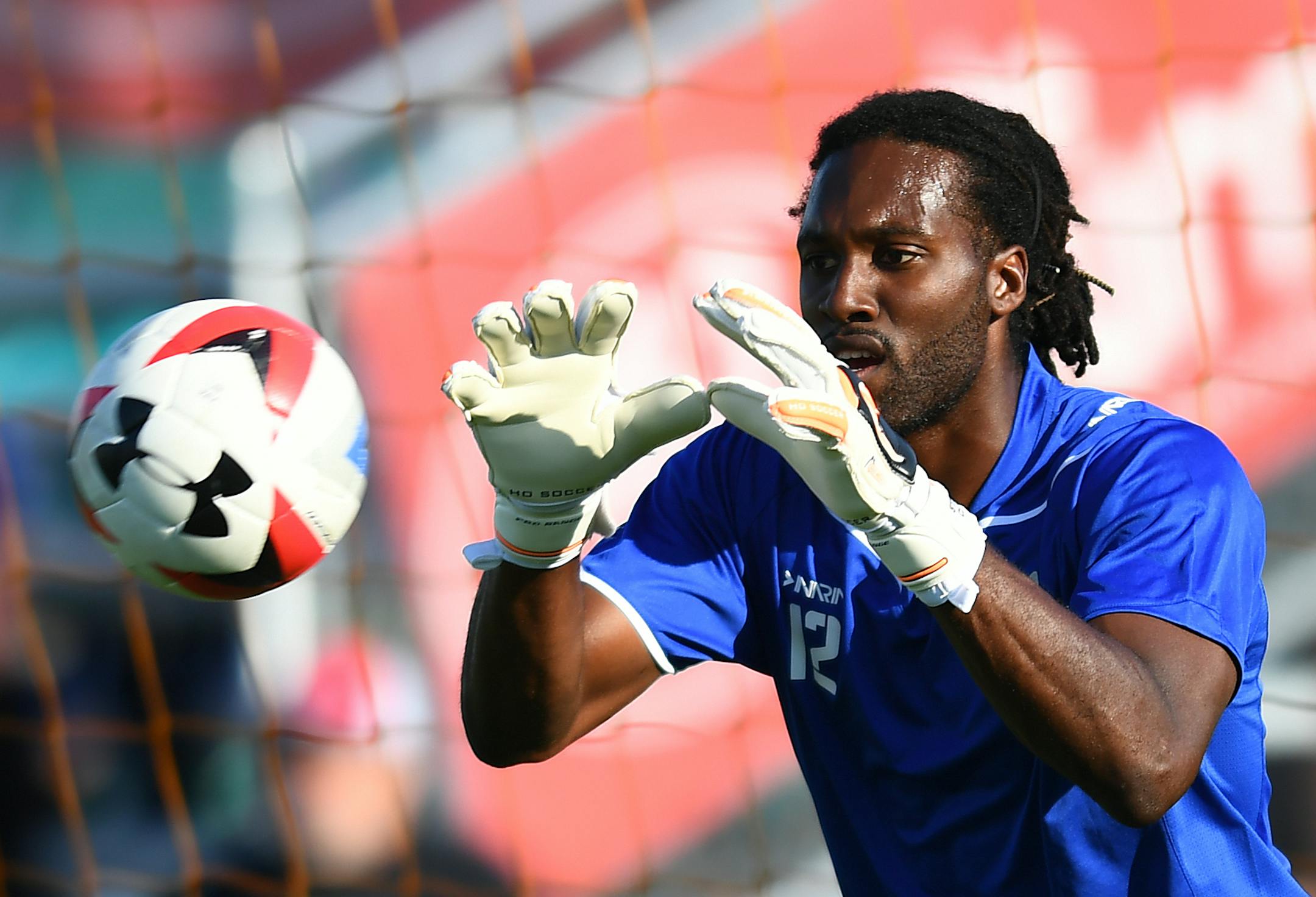 Minnesota United FC goalkeeper Steward Ceus.