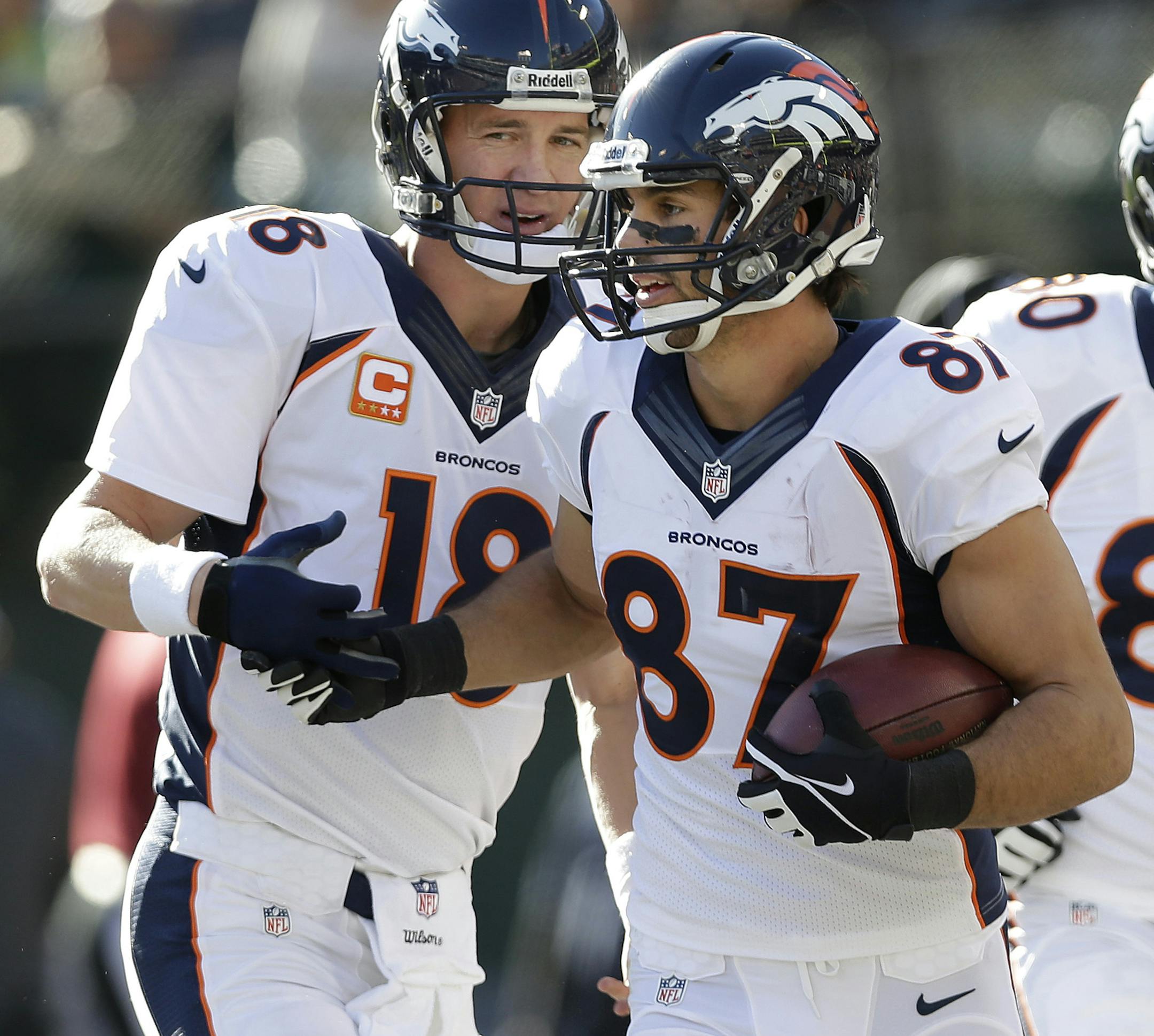 Eric Decker went from the University of Minnesota to catching passes for Peyton Manning in Denver.