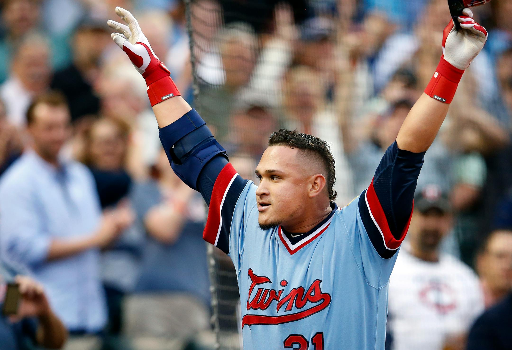 Twins outfielder Oswaldo Arcia