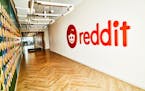 FILE - A hallway at Reddit's office in New York on May 23, 2023. Reddit priced its shares at $34 for its initial public offering, the New York Times r