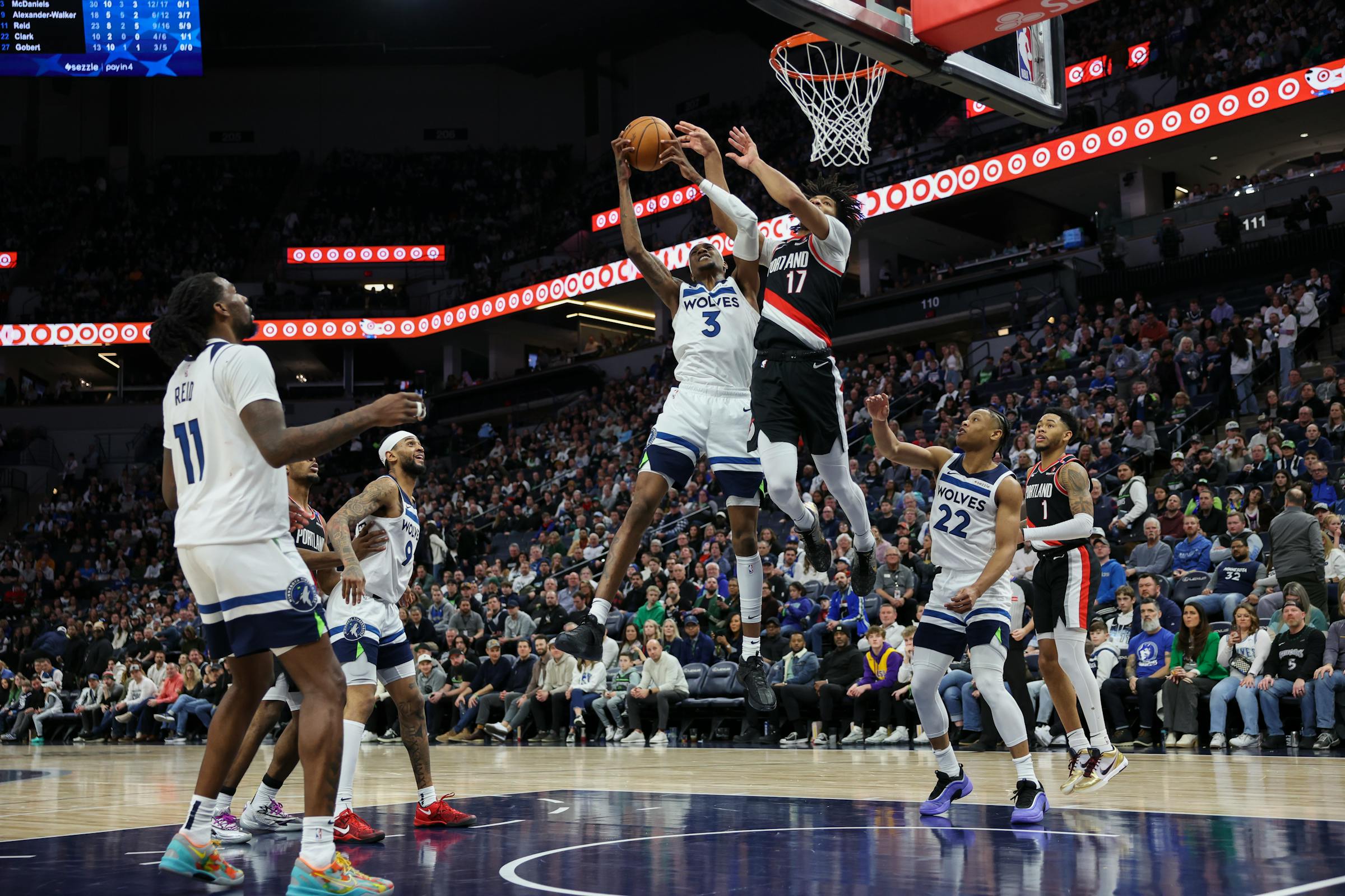Timberwolves, lacking Anthony Edwards among others, roar past Trail ...