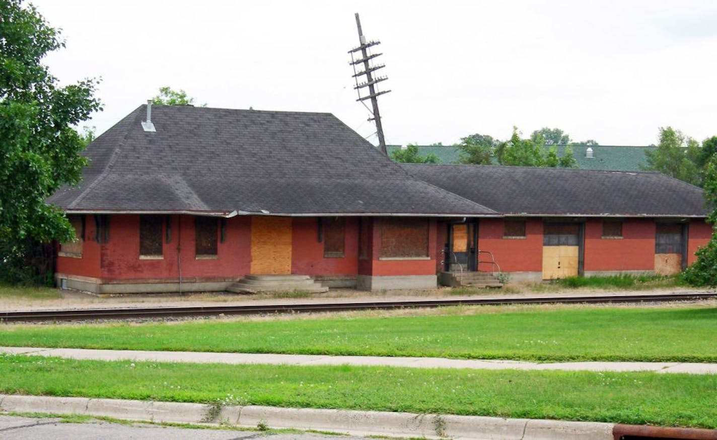 Northfield Milwaukee Depot (1889) 7-2010. Provided by Northfield Historic Society