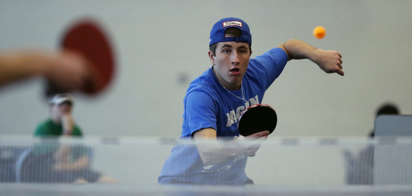 Prep table tennis popularity on the rise in metro area