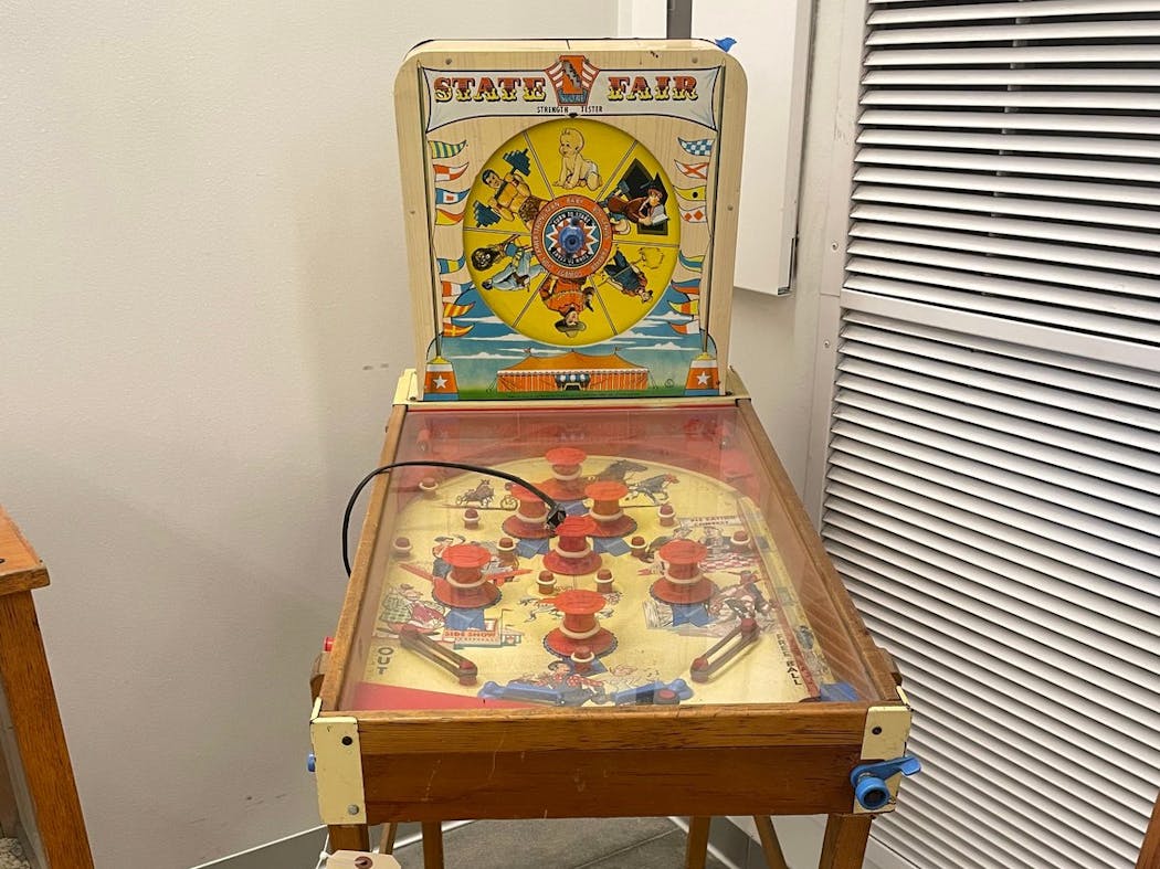 This pinball machine was one of 13 items that fetched $1,000 or more at auction.