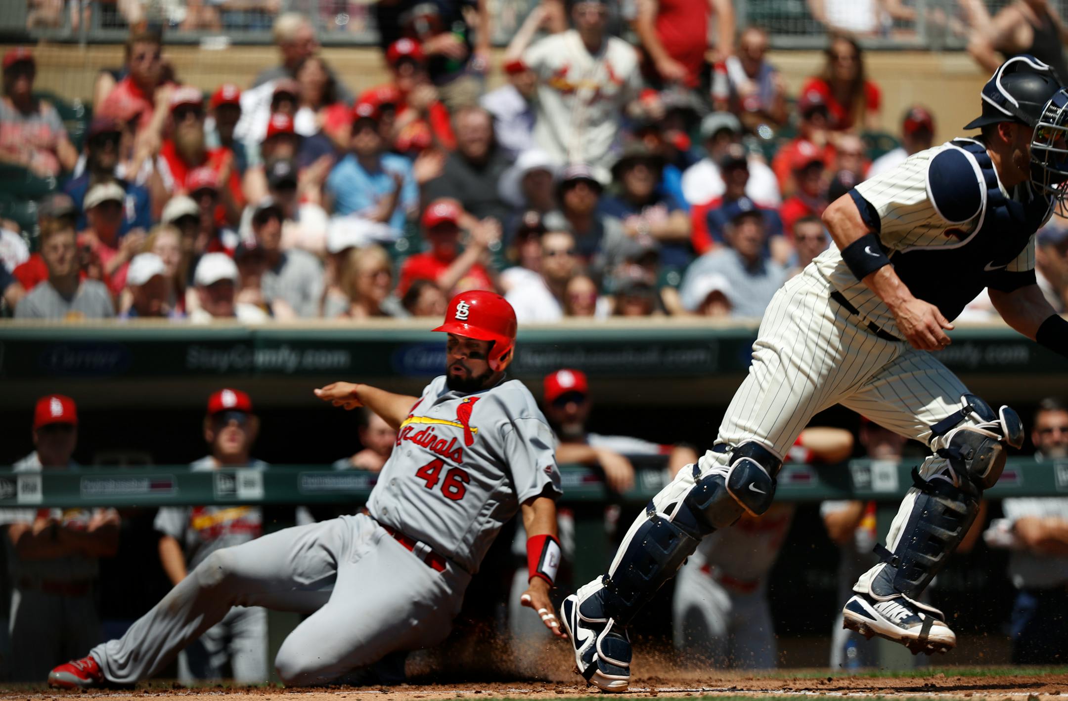 Francisco Pena scored in the second inning