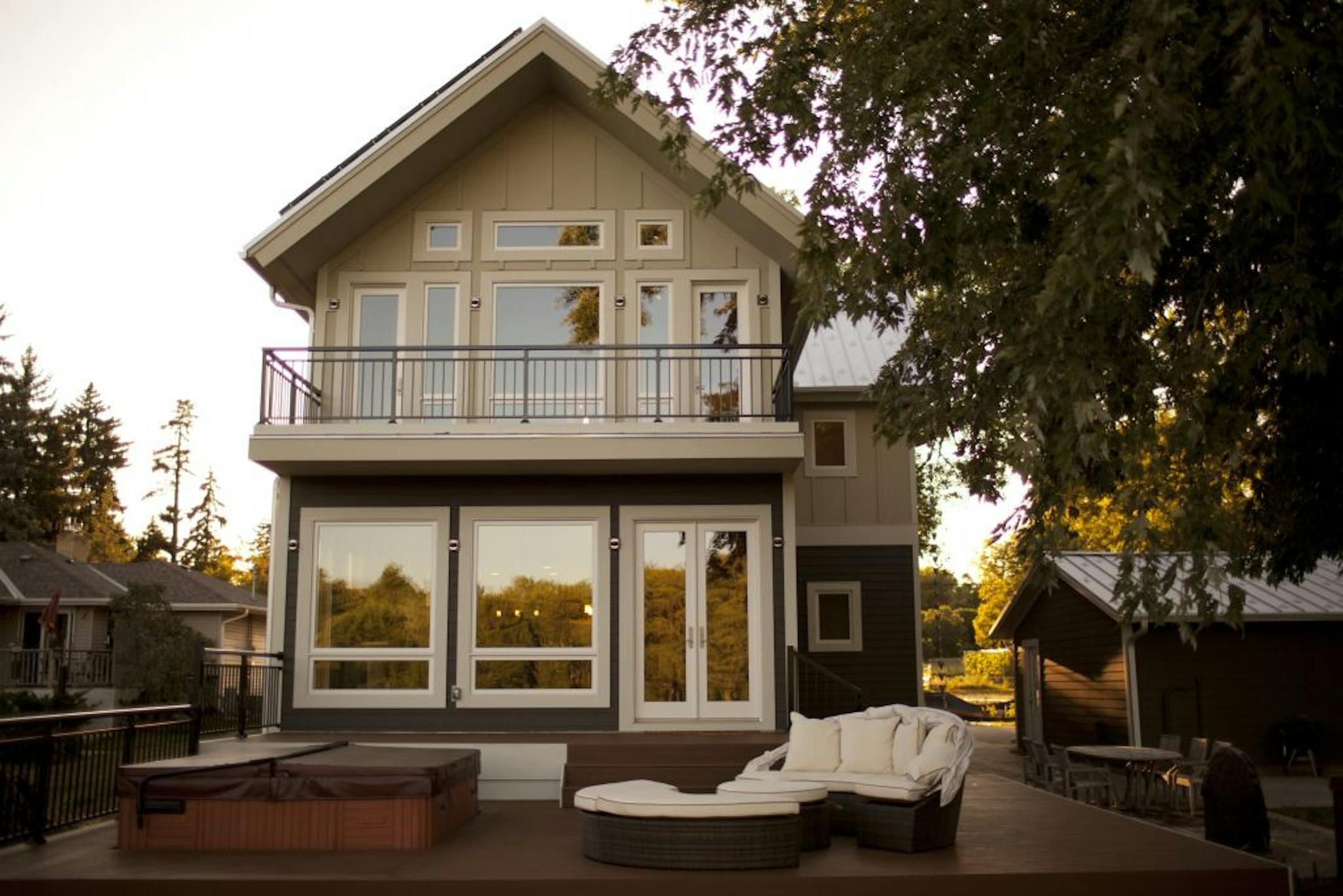 Bill Newman's "Eco Freak McMansion" occupies the site of a 1940s cabin along the Mississippi River in Brooklyn Center.