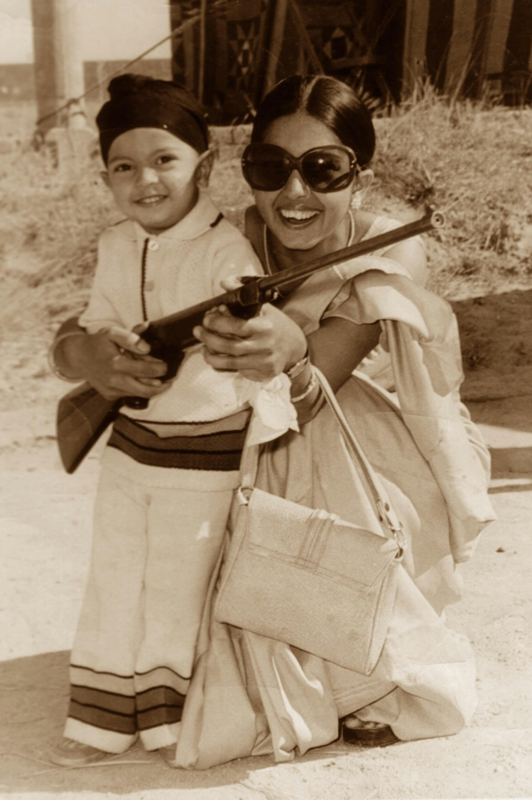 Deepinder Singh, the Mankato-based CEO of 75F, is a computer scientist by training, who also was a boyhood target-shooting champion in India and a one-time member of the Canadian national team from 2003-07, when he lived in Ontario. He is pictured at age 2, in 1977, with his mother, Kushalpal Kaur.