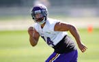 Vikings strong safety Andrew Sendejo during training camp.