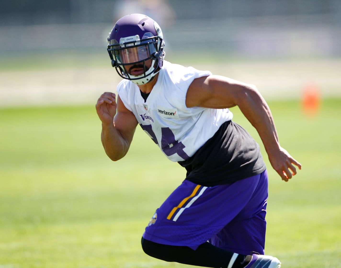 Vikings strong safety Andrew Sendejo during training camp.