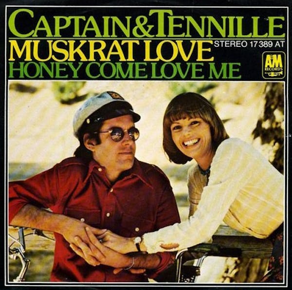 "Muskrat Love" made the list of worst love songs.