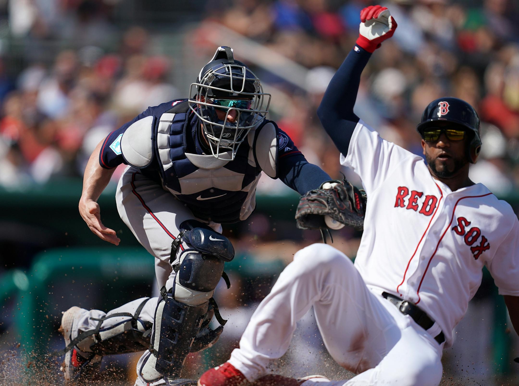 Mitch Garver is one of three Twins catchers, with Jason Castro and Willians Astudillo, trying to earn playing time.