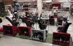 Craftsman snowblowers are displayed in a Sears store, Monday, Jan. 7, 2019, in the Brooklyn borough of New York.