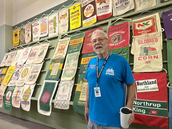Ron Kelsey, owner of the world’s largest seed bag collection