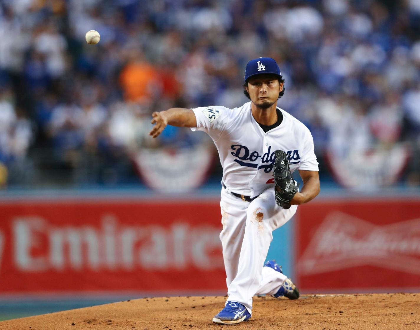 Yu Darvish pitched Game 7 of the World Series against Houston this fall, and the Twins have eyed him as a possible addition to their rotation.