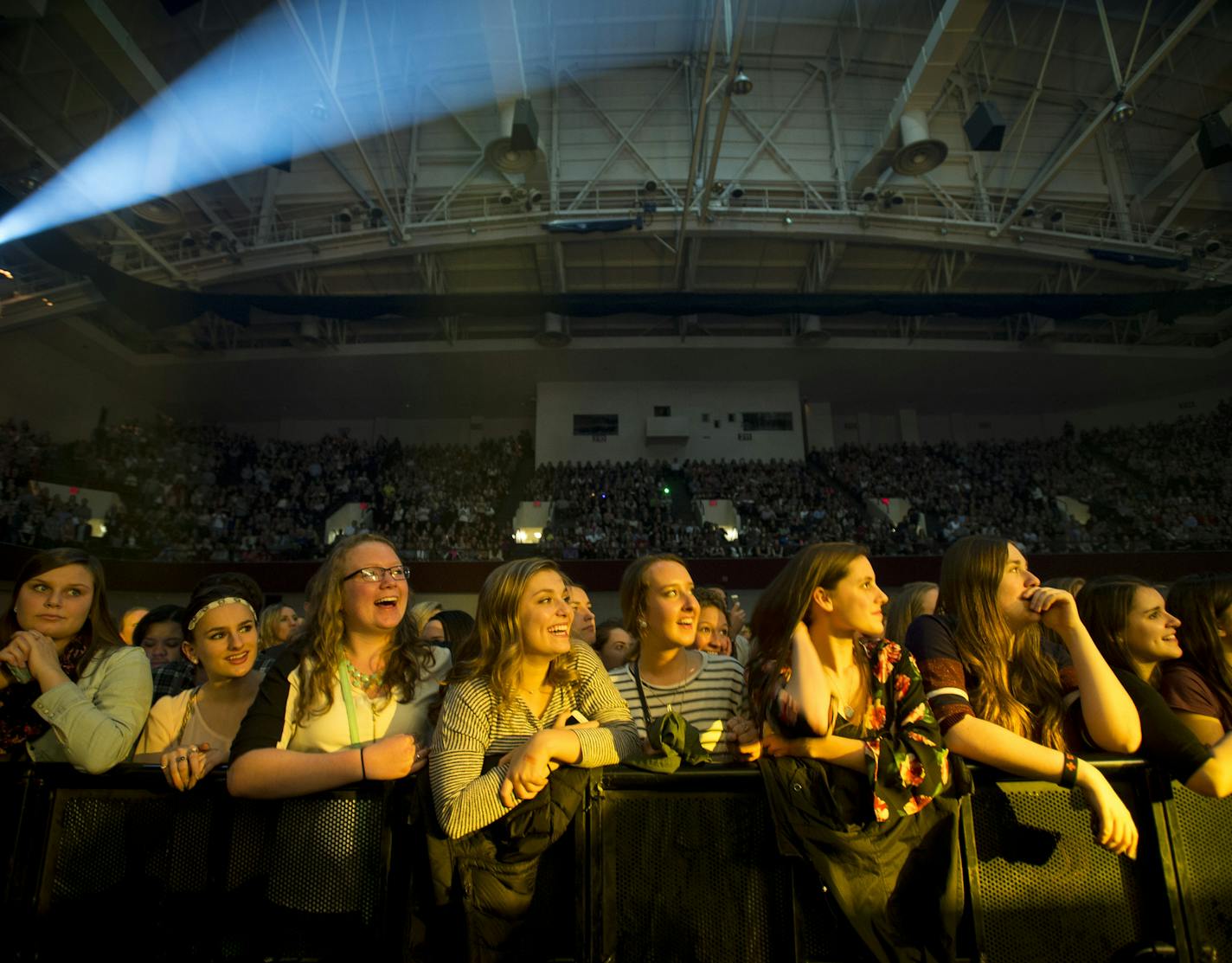 Fans crammed into Roy Wilkins Auditorium to watch Sam Smith in 2015.