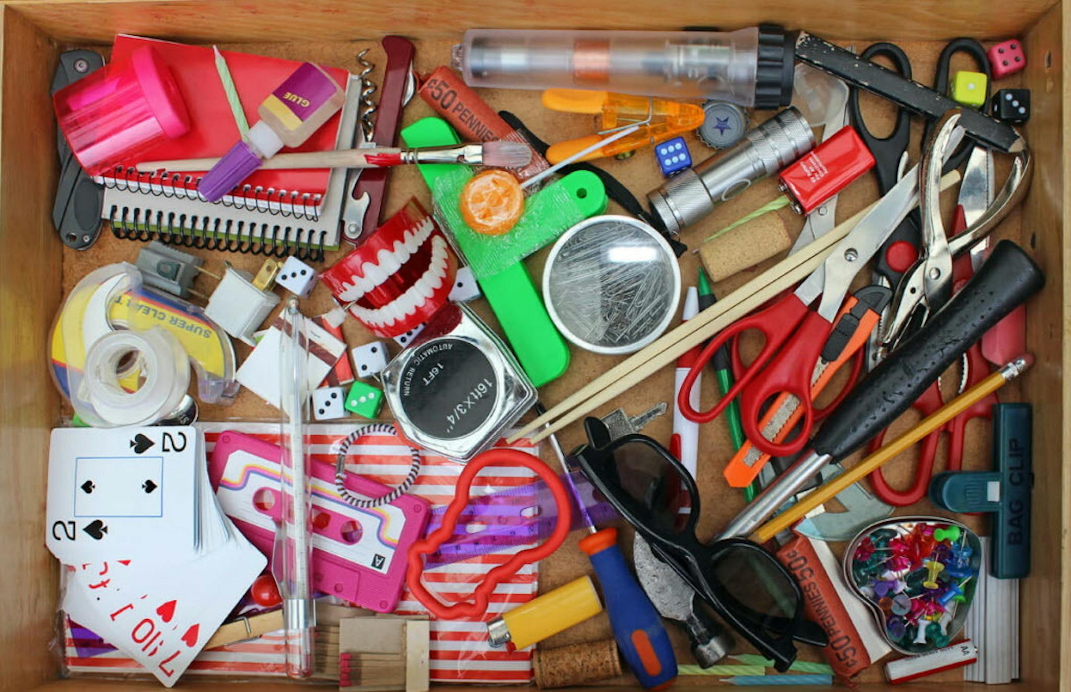 It may be time to go through the junk drawer.