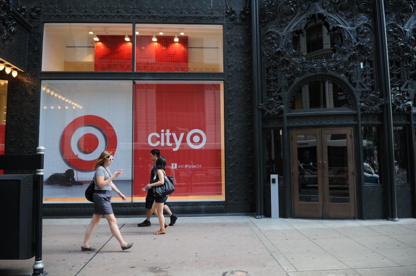 Mark Schindele, Target's senior vice president of merchandising and city stores, gives a tour of the not yet open downtown Chicago store, Tuesday, July 17, 2012. The store is set to open July 29. Photo by Chris Ocken