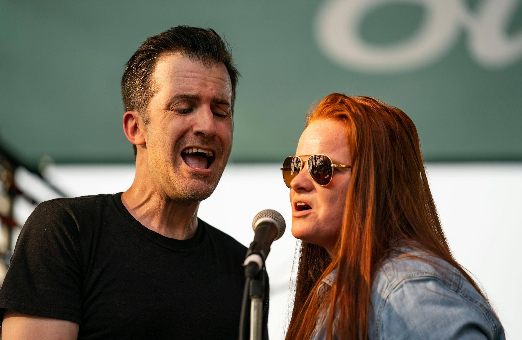 Bora York performed on the Star Tribune Stage at the Basilica Block Party on Friday evening.