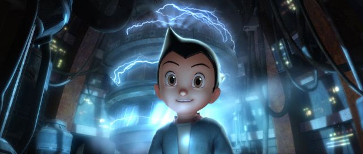 Astro Boy tests his powers in the new animated feature from Summit Entertainment and Imagi Studios, "Astro Boy."