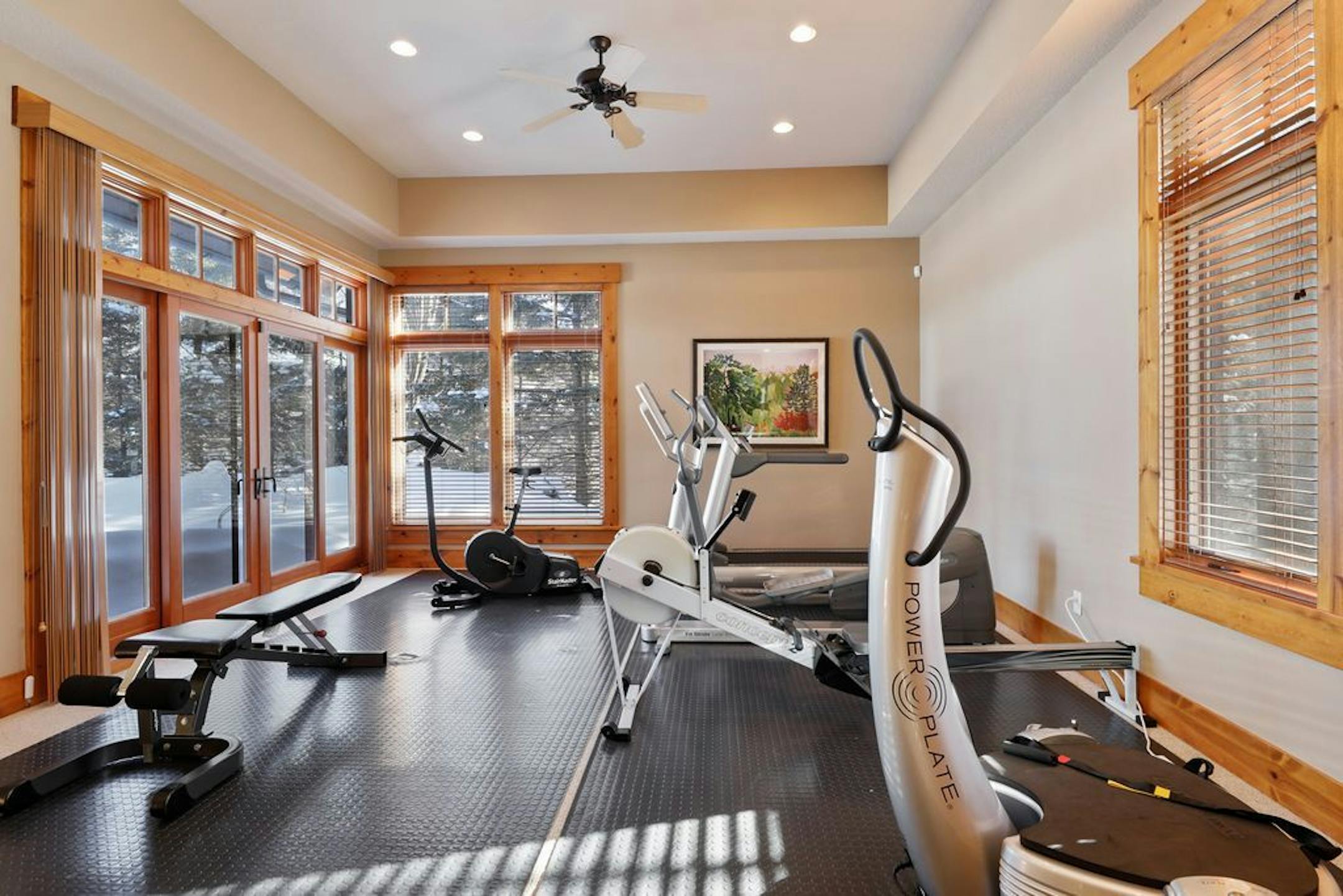 The gym.