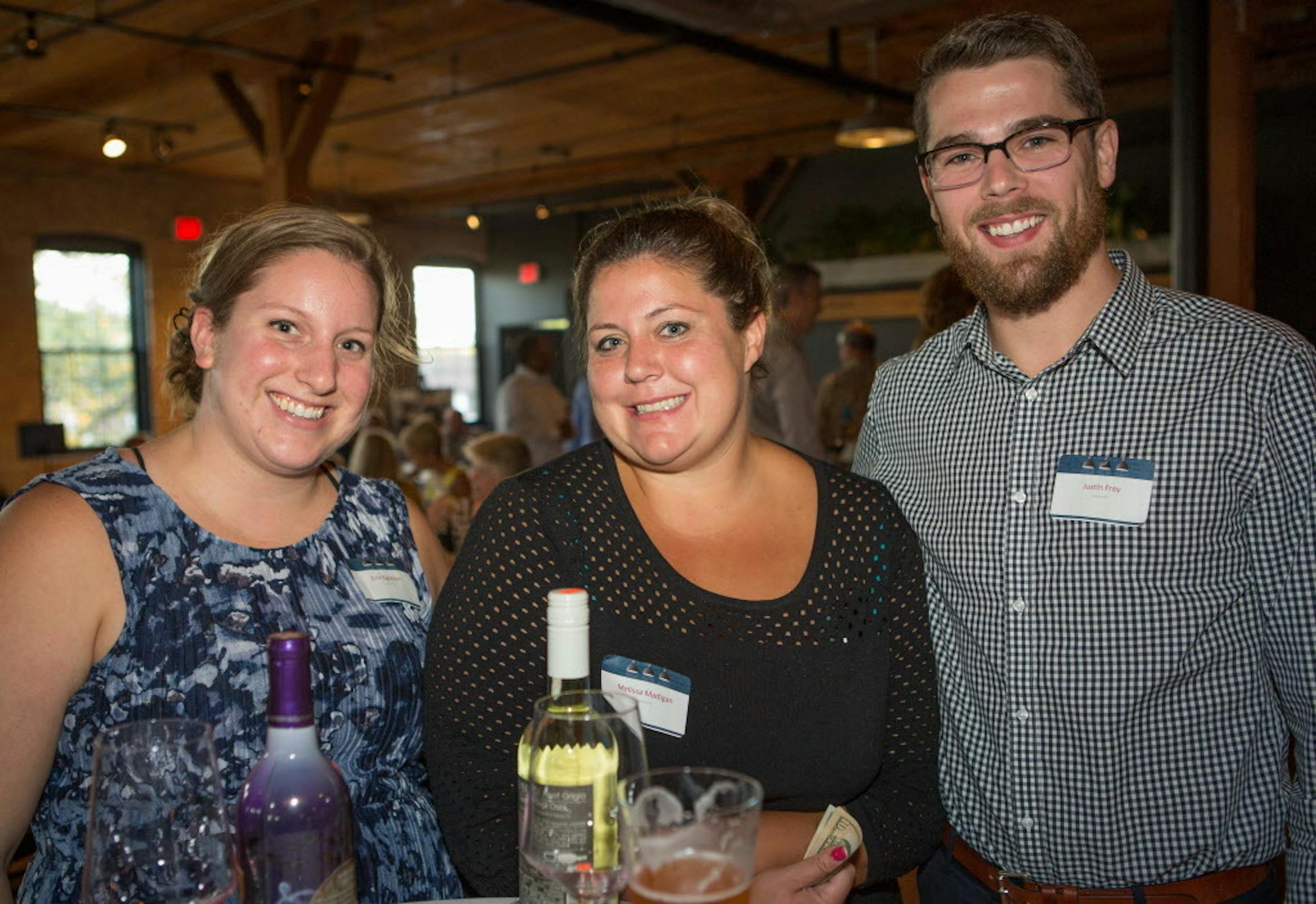 Erin Eglinton, Melissa Madigan and Justin Frey.