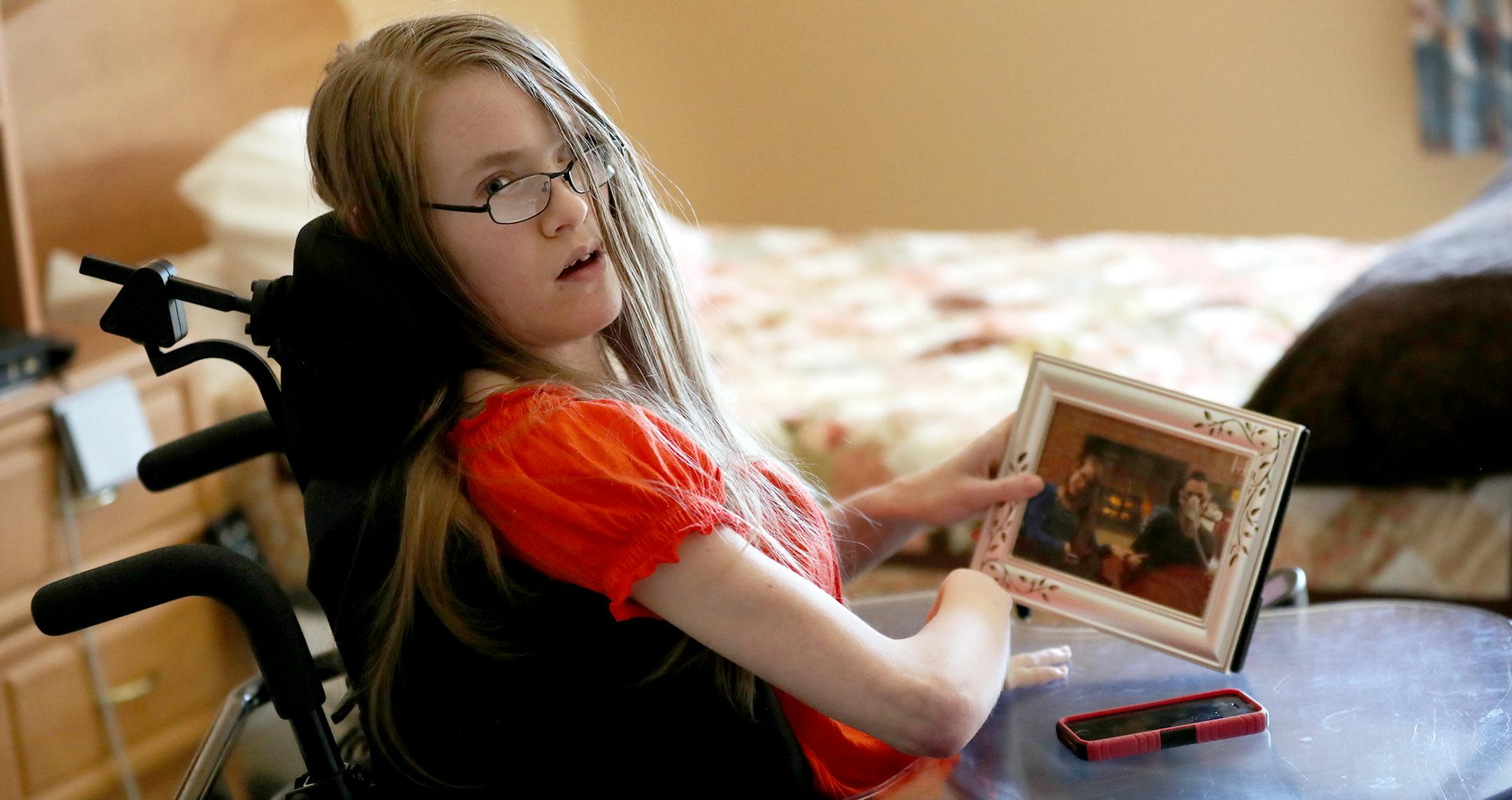 Korrie Johnson, who has cerebral palsy, has dreams of one day becoming a schoolteacher, a church pastor or even starting a nonprofit coffee shop for other people with disabilities. But the ambitious, 25-year-old woman has been forced to put her dreams on hold. Because Johnson was unable to find reliable home care, she has spent the past 11 months living in a nursing home, GracePointe Crossing in Cambridge, Minn., among residents three times her age. Her freedoms are severely limited: She cannot