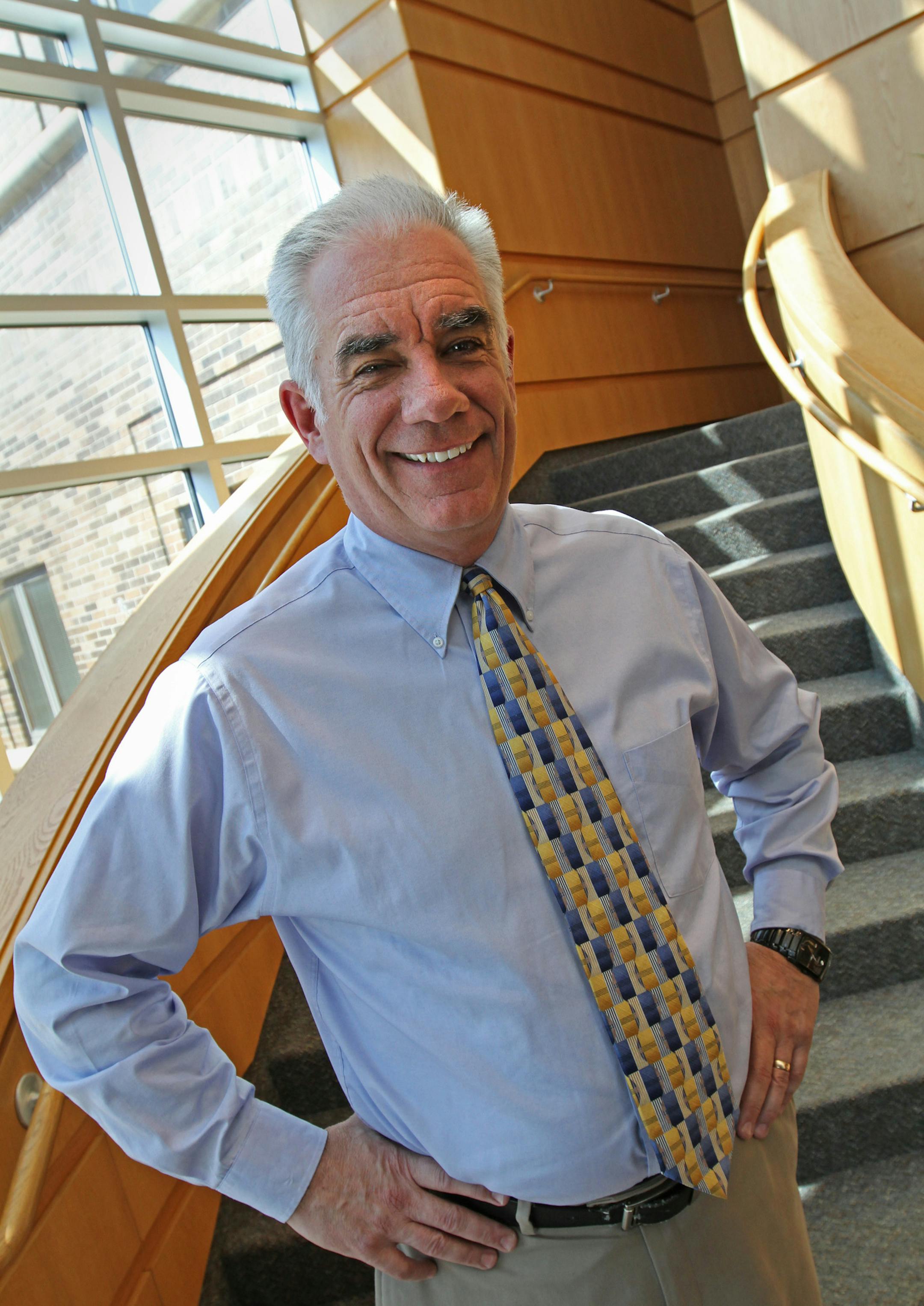 Dave Osberg, Eagan's new city administrator, talked about the city's challenges and opportunties and what he's doing to get his arms around his new job in Dakota County's biggest city and economic powerhouse. Photographed at Eagan City Hall on 4/24/13. Bruce Bisping/Star Tribune bbisping@startribune.com Dave Osberg/source.