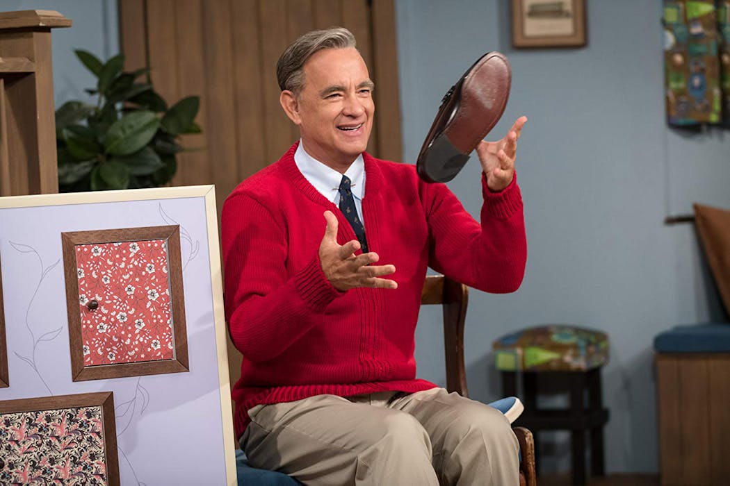 Tom Hanks as Mister Rogers in 'A Beautiful Day in the Neighborhood.'
