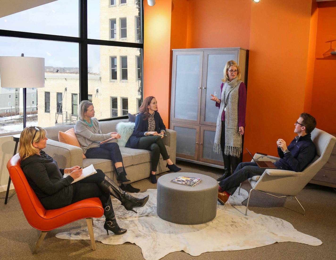 Margaret Murphy leads a team of marketing professionals at her new firm Bold Orange.
Photo courtesy Bold Orange